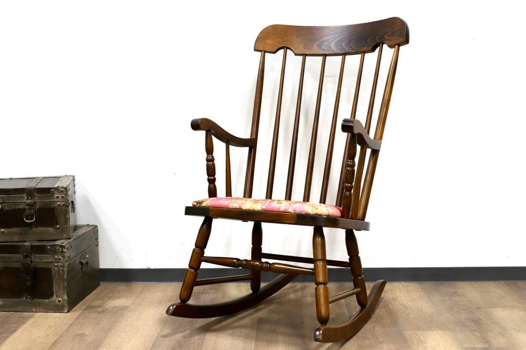 GMGS241○飛騨の家具 ヒダ ダイネット ロッキングチェア 揺り椅