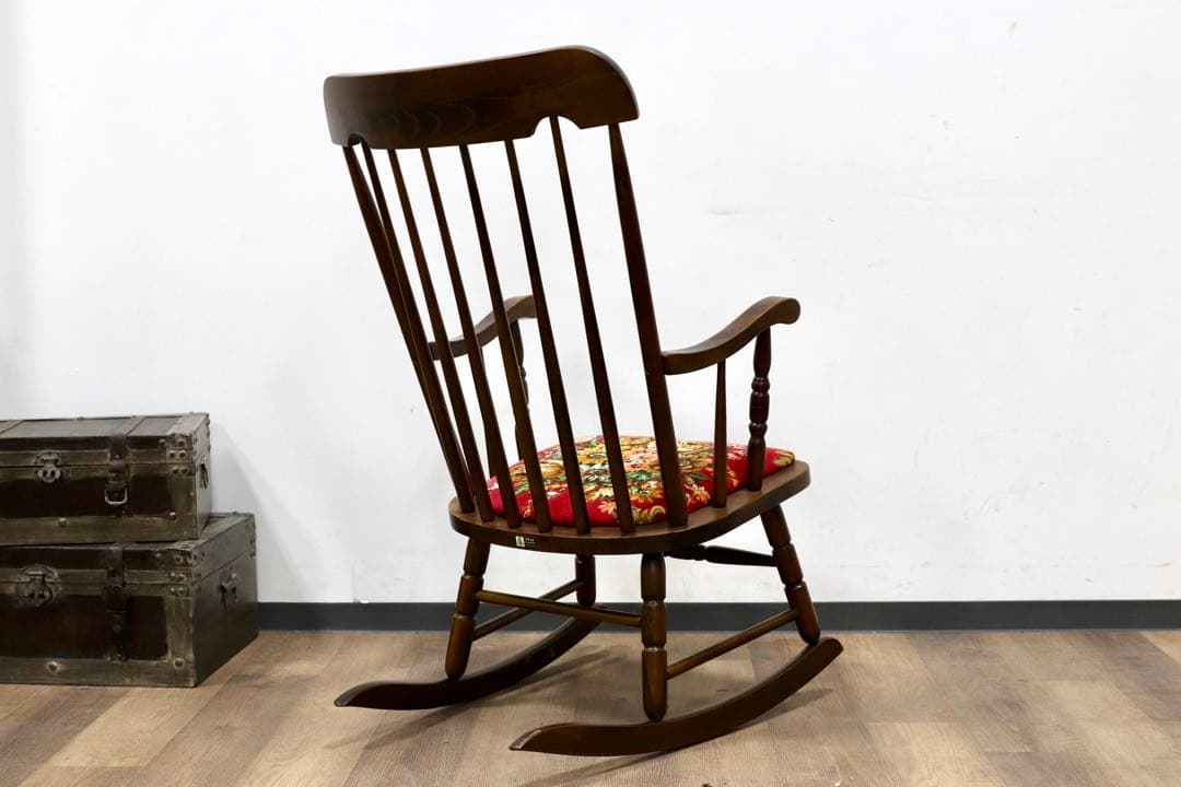 GMGS241○飛騨の家具 ヒダ ダイネット ロッキングチェア 揺り椅
