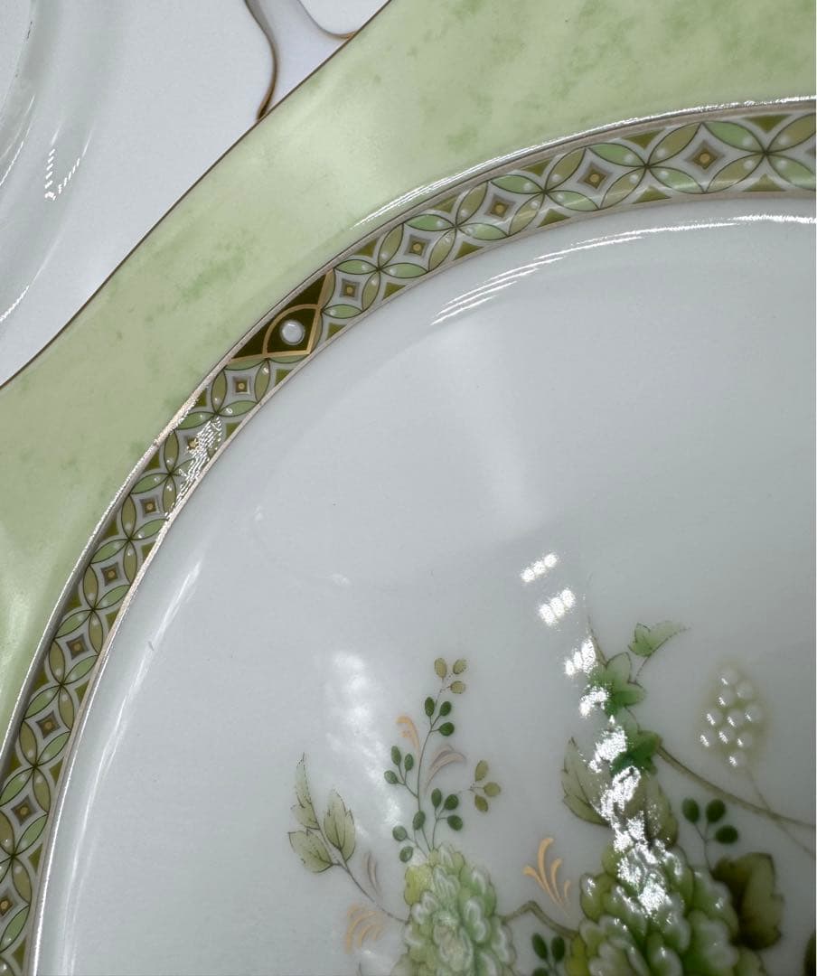 ノリタケNoritakeオリエンタルトレイル スクエアプレート5枚セット未使用品