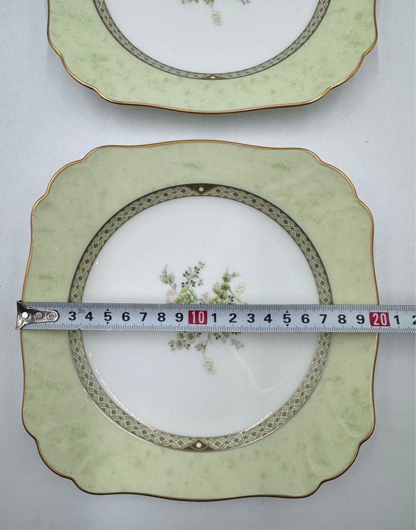 ノリタケNoritakeオリエンタルトレイル スクエアプレート5枚セット未使用品