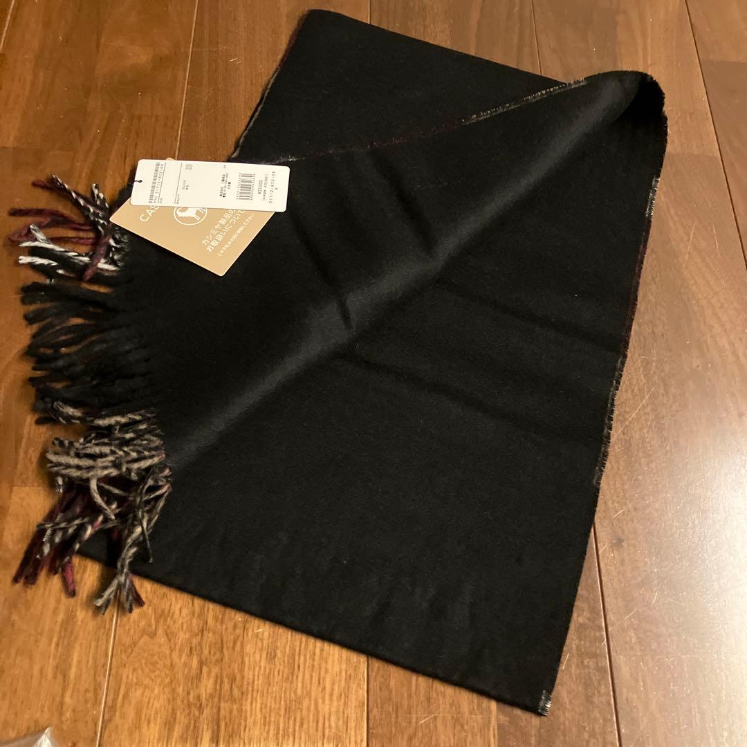 BLACK LABEL チェック マフラー