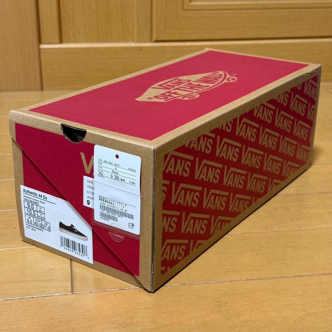 VANS バンズ アナハイム 44DX オーセンティック 27 黒 新品箱付き