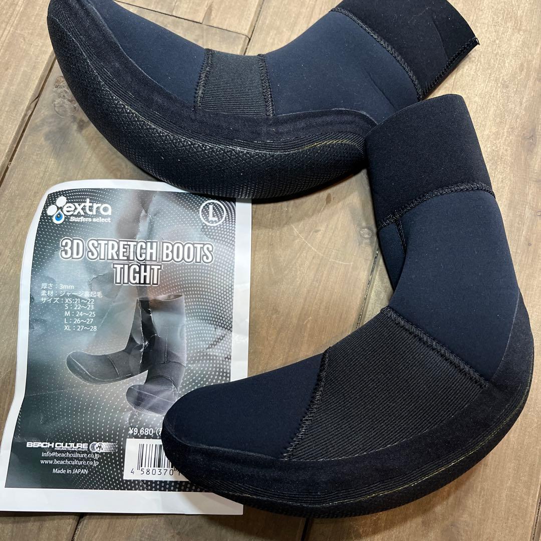 サーフィン　ブーツ　extra 3D STRETCH BOOTS TIGHT L