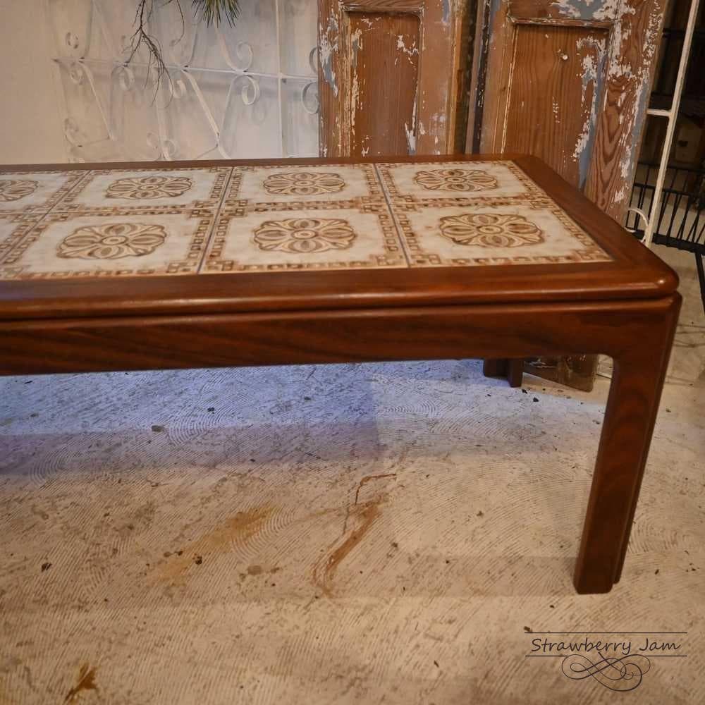 L3705-67 北欧ヴィンテージ デンマーク コーヒーテーブル タイル 北欧