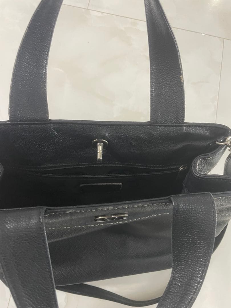 CHANEL キャビアスキン　2wayバッグ　ターンロック　ココマーク　シャネル