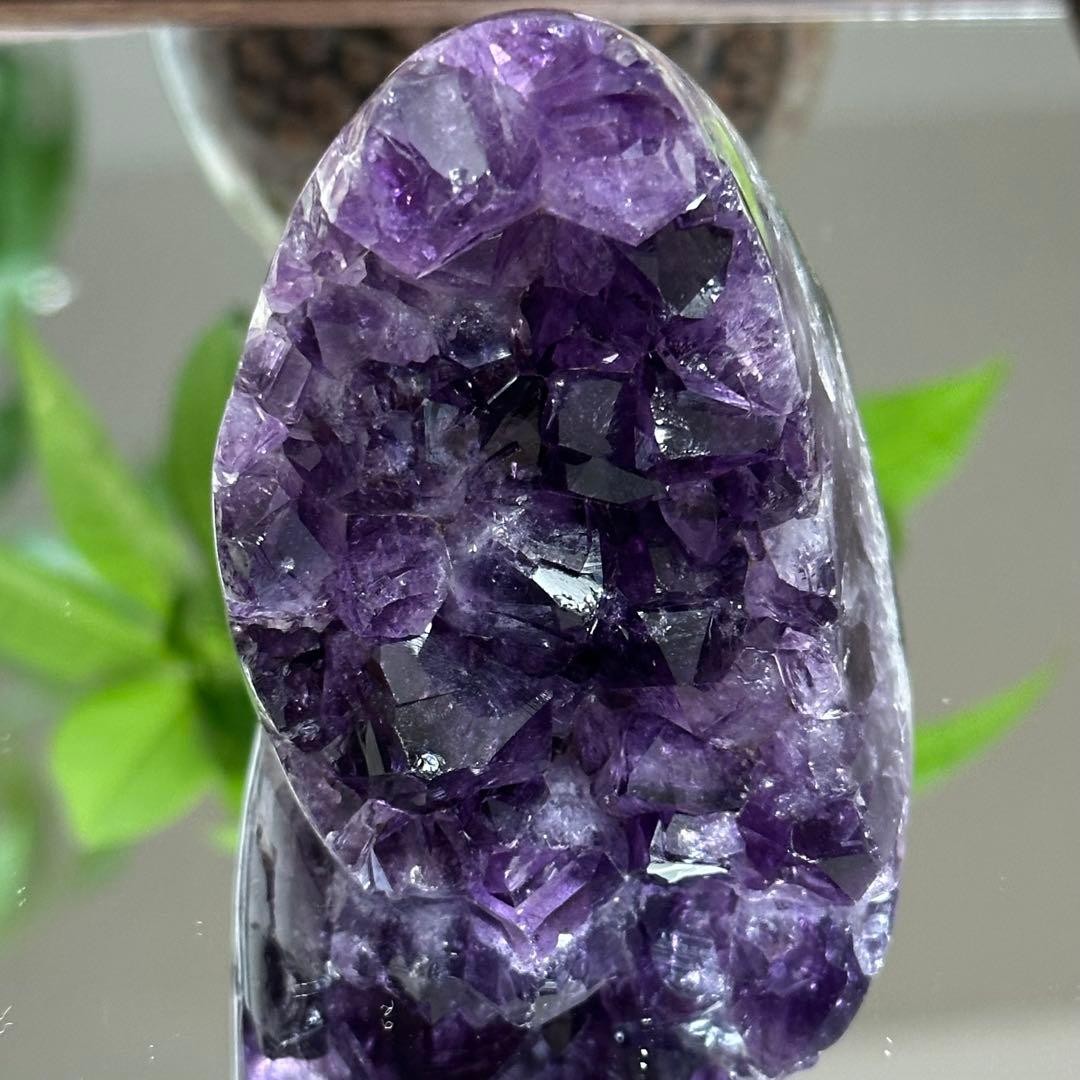 【超高品質】 最高級 濃い ウルグアイ産 大粒 アメジストドーム 原石