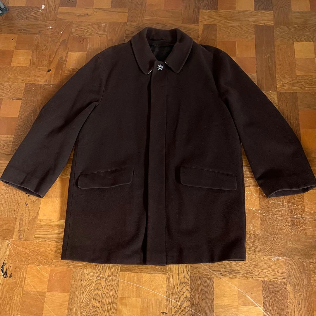 burberry london ダークブラウン ステンカラーコートLサイズ