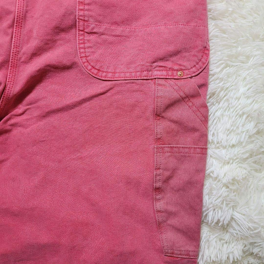 MARET マレ♡オーガニックダックワークONワークオーバーオール ピンク