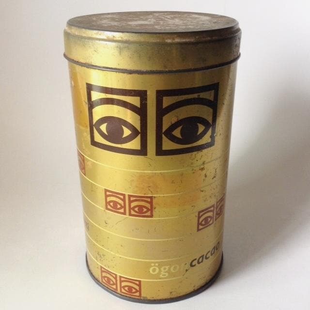 ビンテージOgonＣacaoオーレエクセル ココア缶