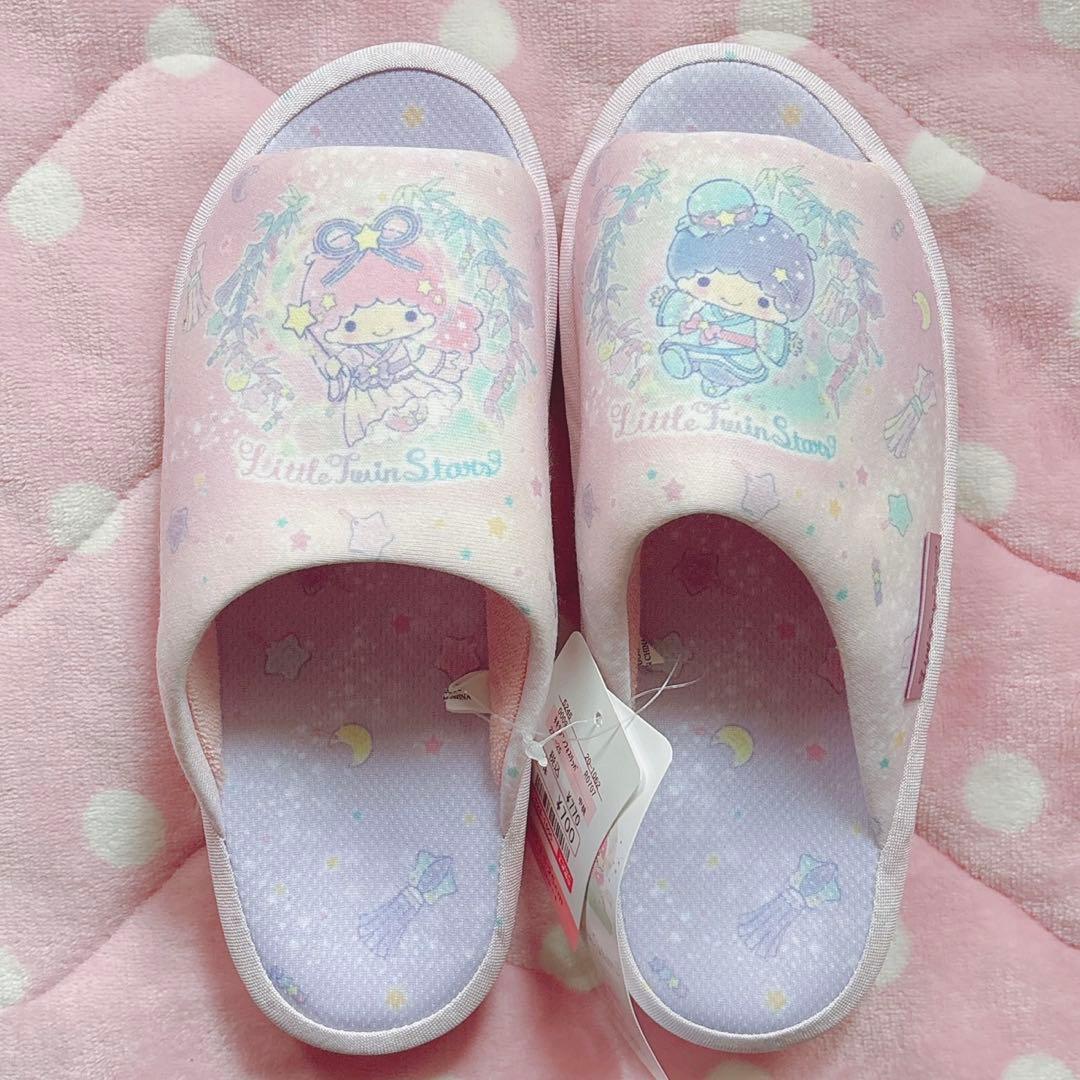 ♡キキララ リトルツインスターズ 冷感ケット 枕パッド 枕 スリッパ 七夕♡