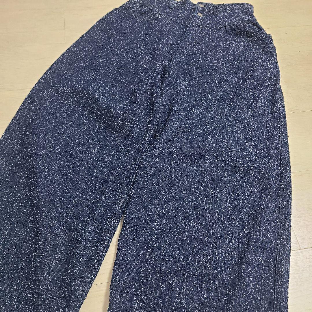 アメリ MEDI SCRATCH OVAL WIDE DENIM ワイドデニム