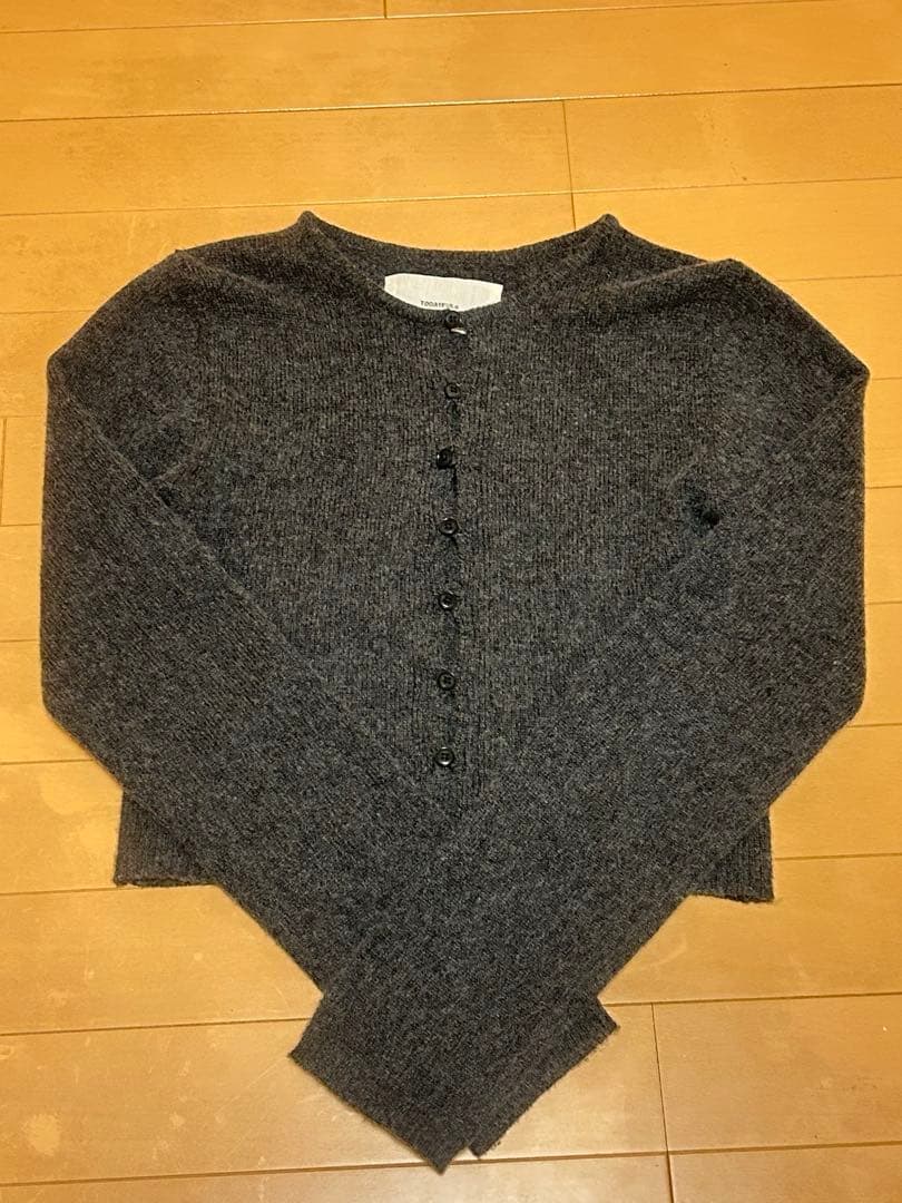 TODAYFUL Cashmere Compact Cardigan グレー