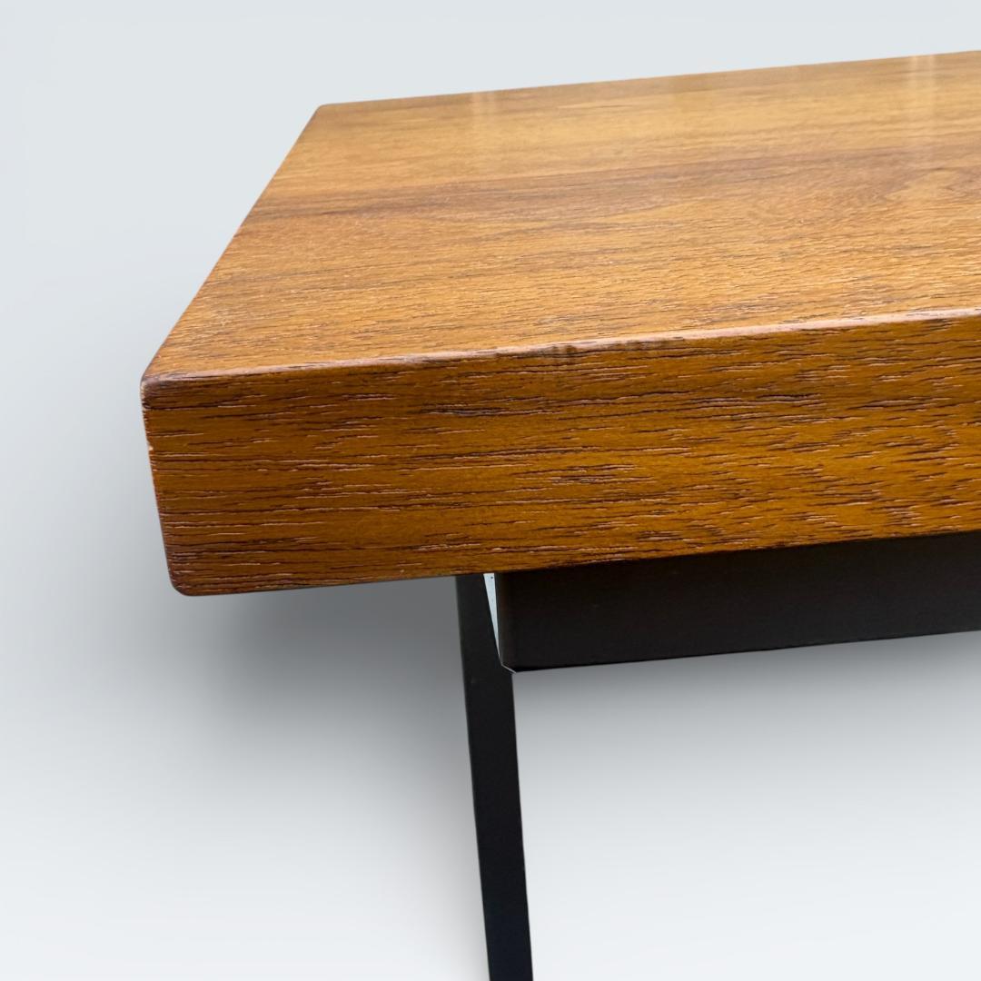 広松木工 FREX サイドテーブル 068 ウォールナット 無垢 アイアン