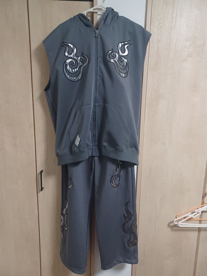 ガルフィー チーマーノースリパーカー グレー 大型犬 セットアップ