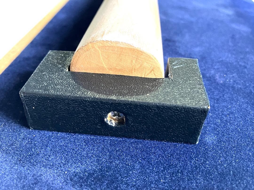 ②　特大出刃包丁　額付き　終始一貫（手彫り）魚へん（60文字）