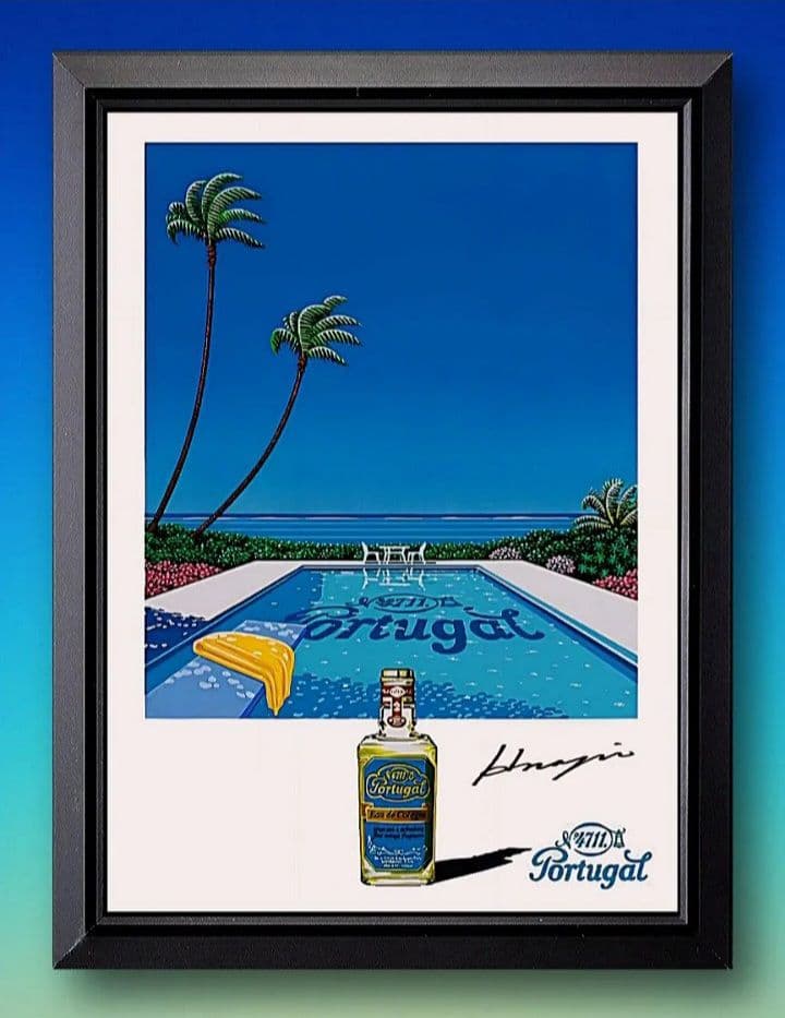 永井博・鈴木英人・わたせせいぞうPortugal【A4ポスター額装付５点セット】