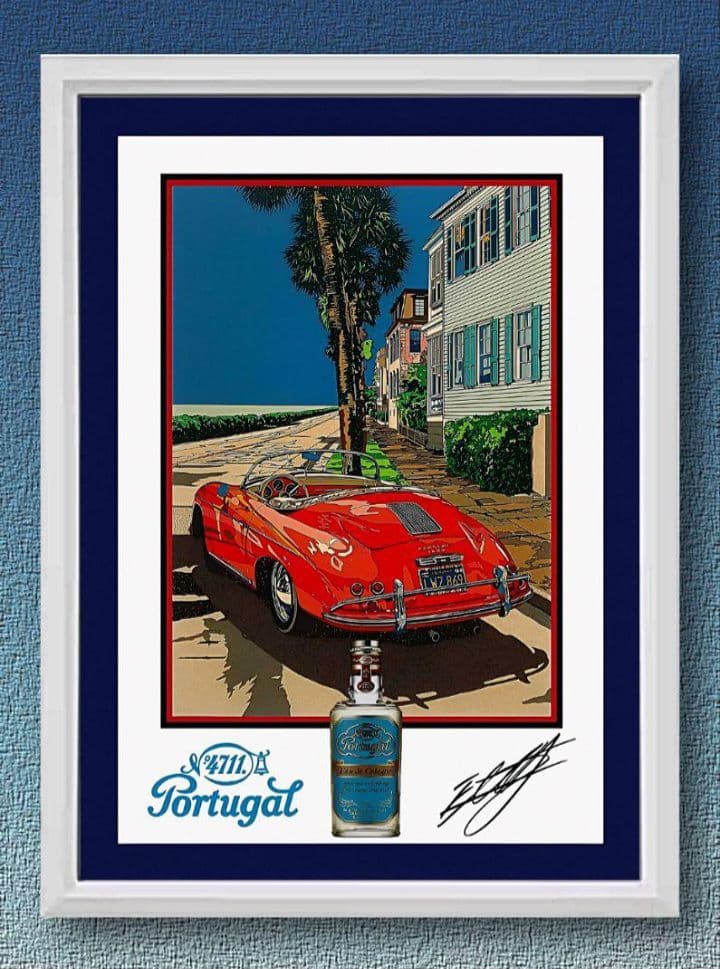 永井博・鈴木英人・わたせせいぞうPortugal【A4ポスター額装付５点セット】