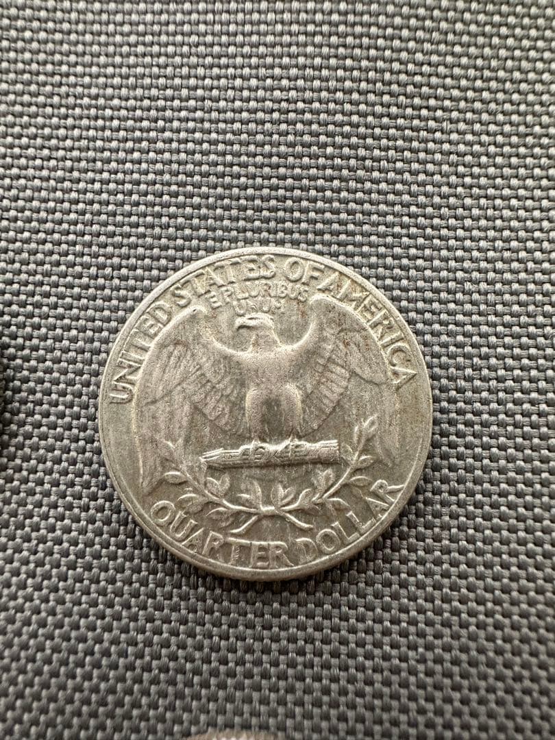 ❁*m様 25セント　旧硬貨　銀貨　4枚