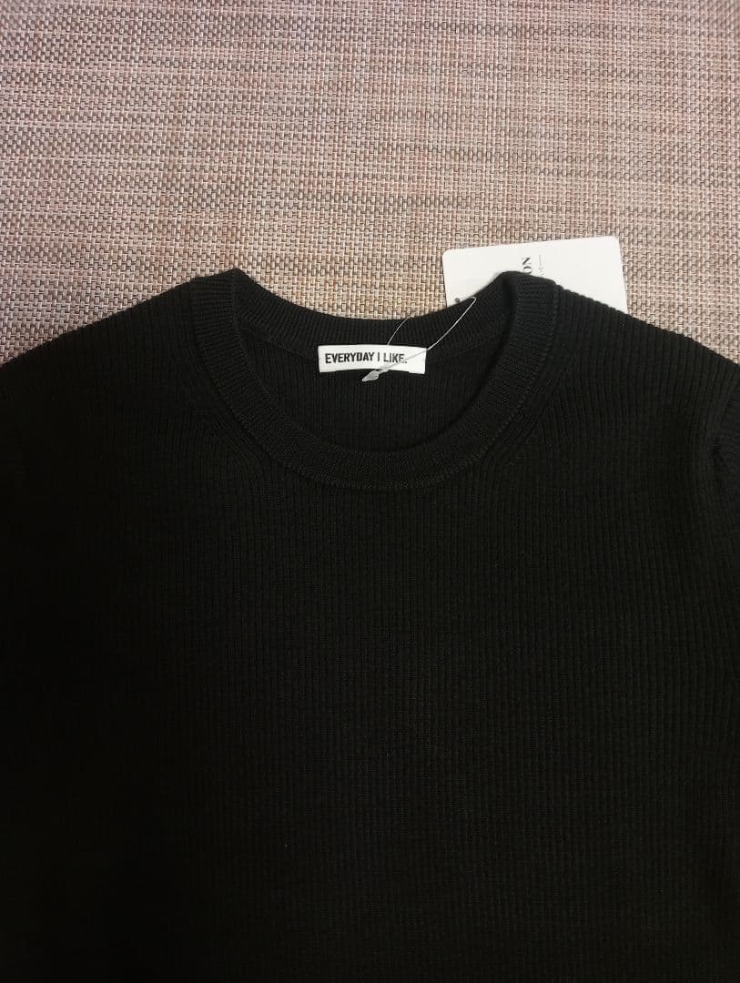 新品☆Deuxieme Classe *Rib クルーネック プルオーバー