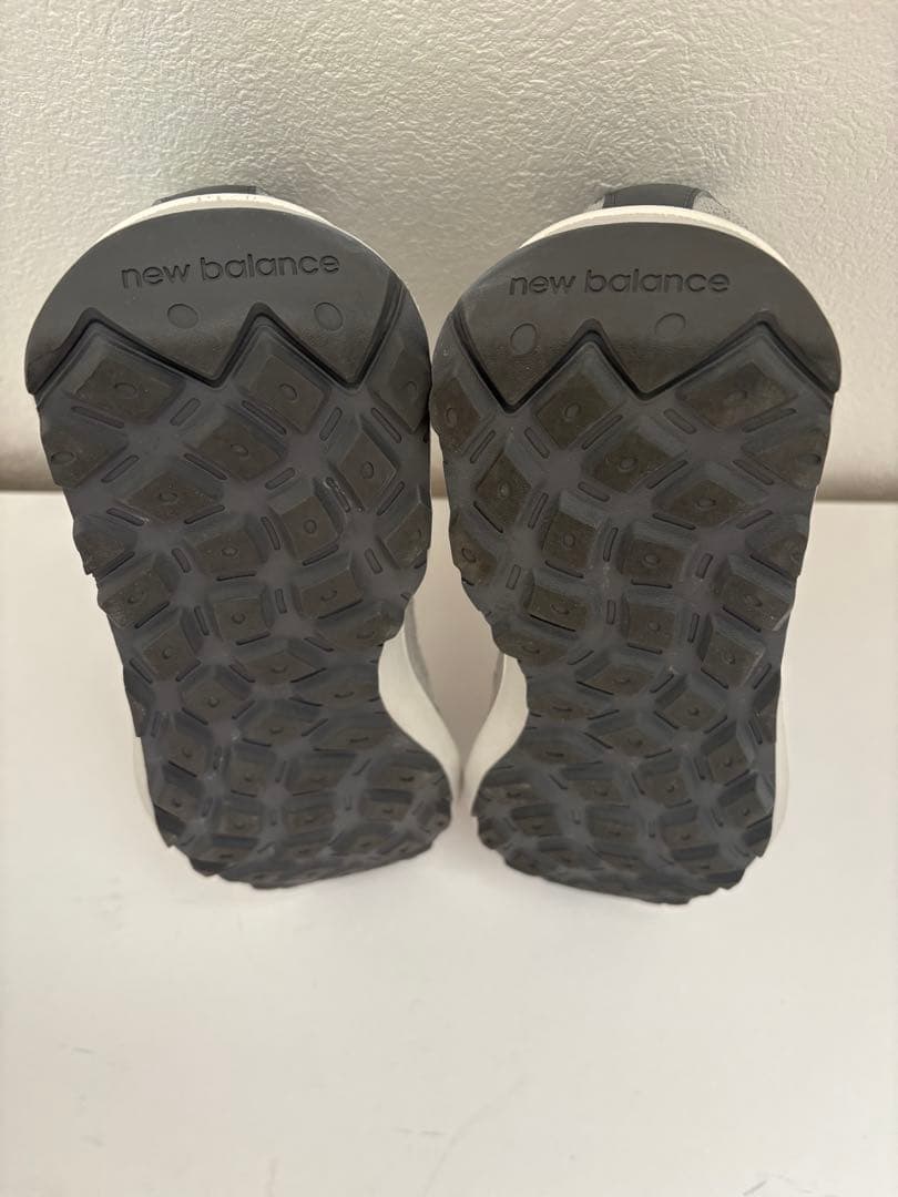 New Balance U370AH スニーカー グレー/ホワイト 箱付23.5