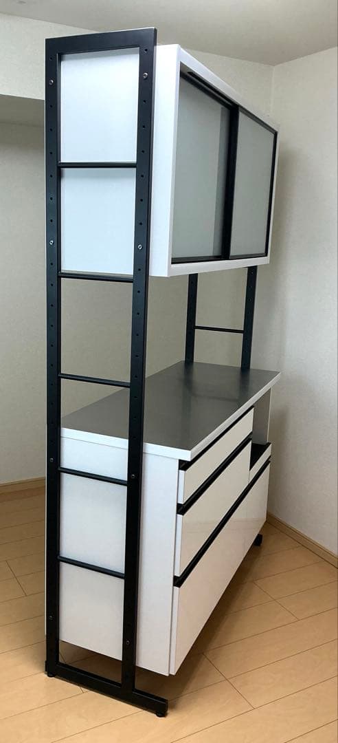 食器棚　キッチンボード　古賀家具124センチ　高さ調整可