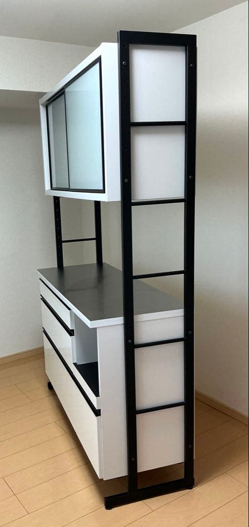 食器棚　キッチンボード　古賀家具124センチ　高さ調整可