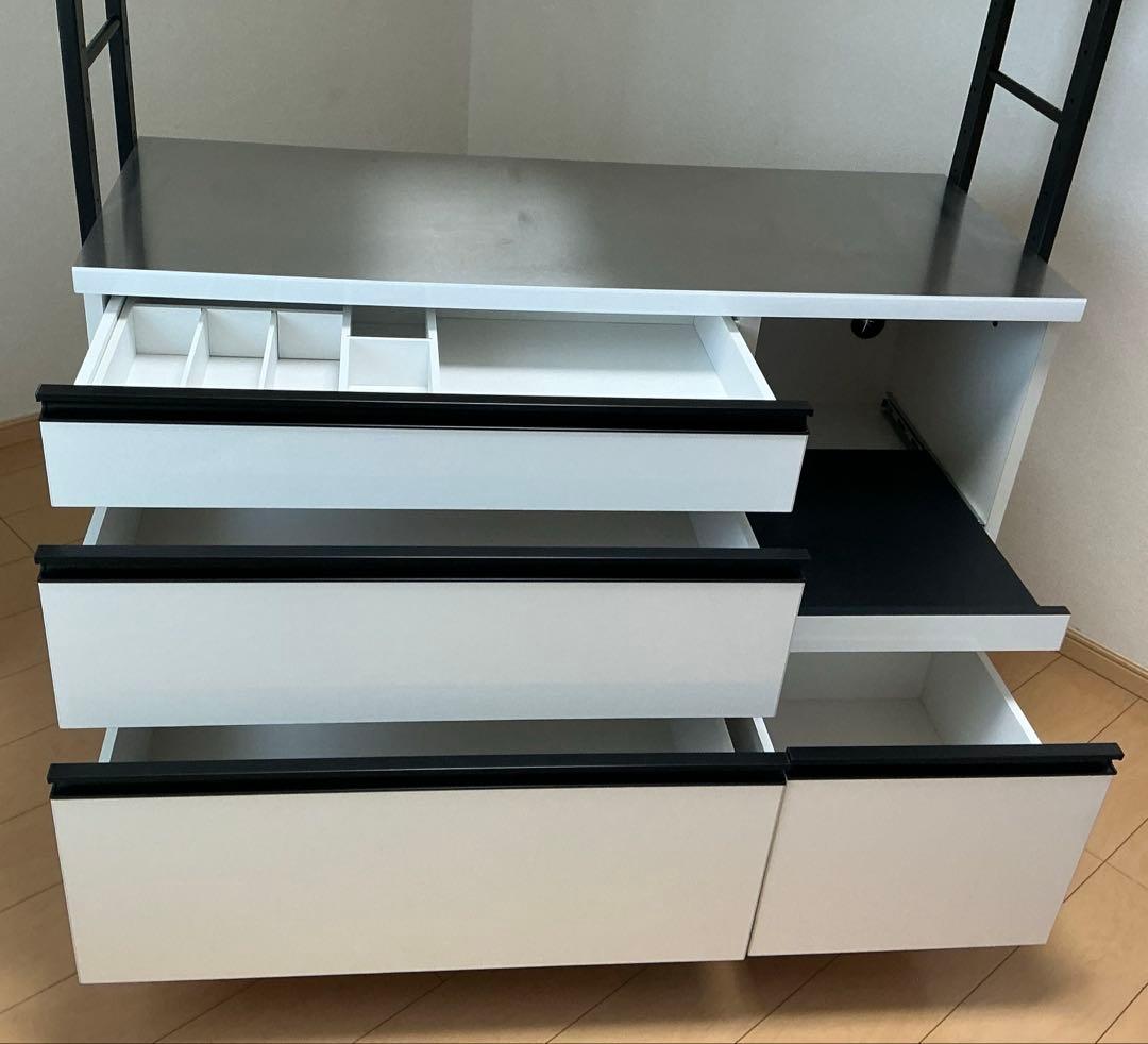 食器棚　キッチンボード　古賀家具124センチ　高さ調整可