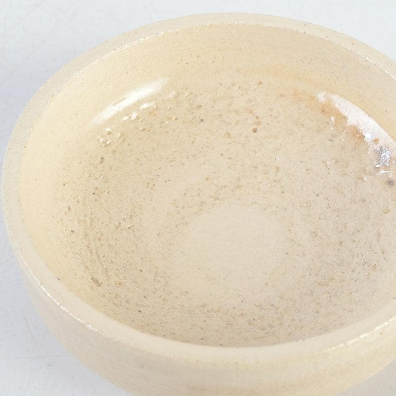 茶道具　大樋焼　大樋年朗作　白釉香合　今日庵鵬雲斎好　極め箱　V　9715