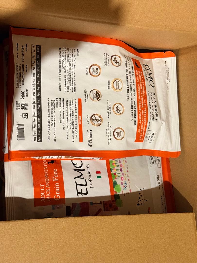 ELMO ダック＆ポテト ドッグフード 5.4kg