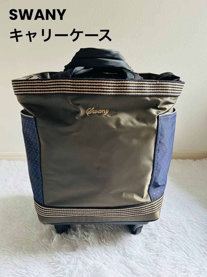 美品⭐︎SWANY キャリーケース　東京デリカ　2way4輪ストッパー機内持ち込み