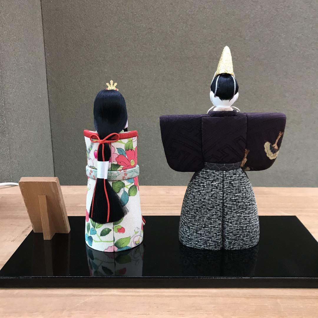 ちりめん　木目込み雛人形