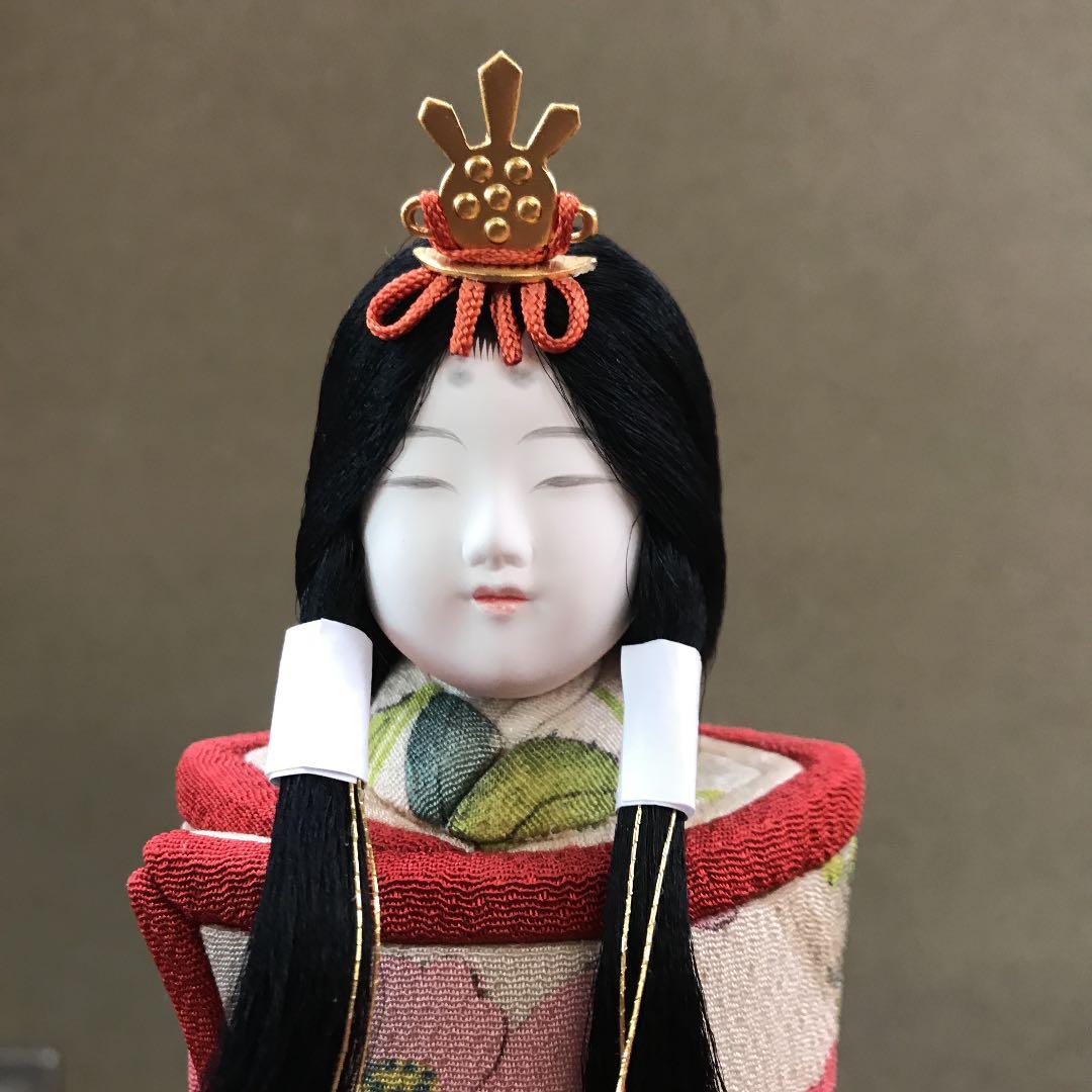 ちりめん　木目込み雛人形