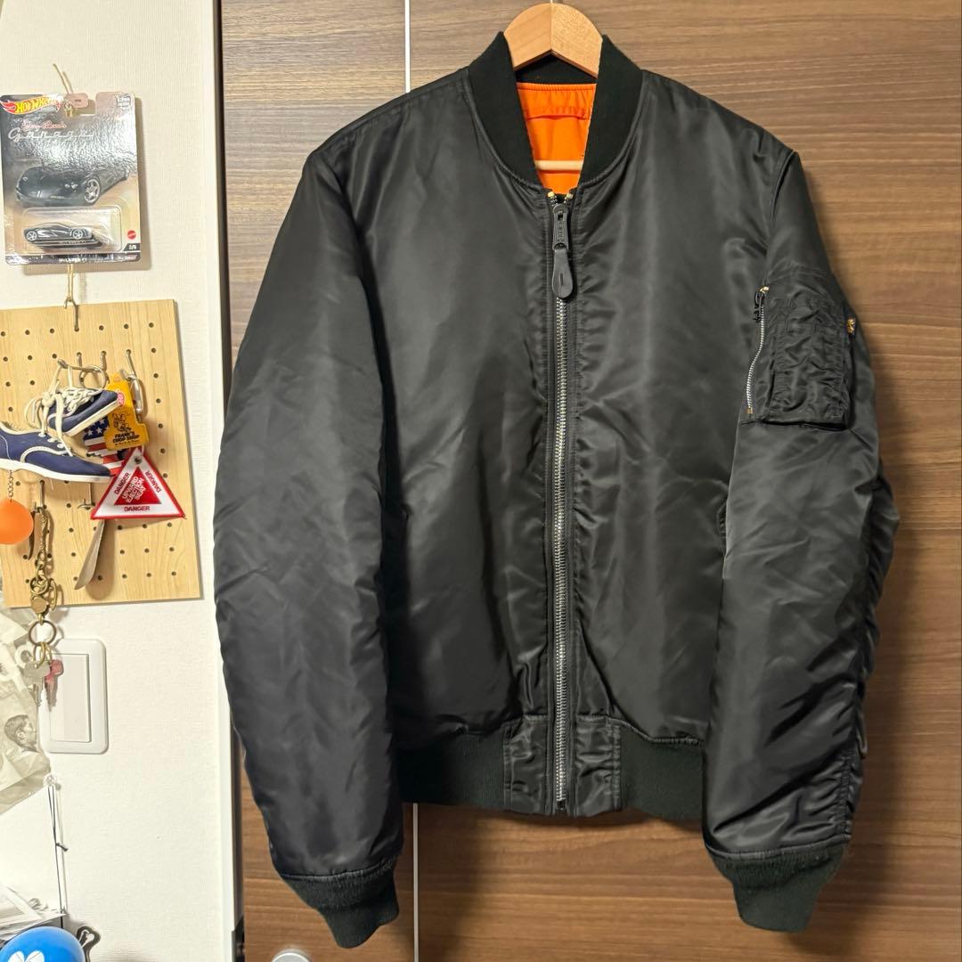 Alpha Industries MA-1 ブラック XL フライトジャケット
