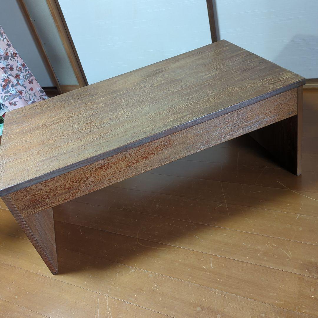 世界遺産　屋久杉を使用の文机・座机　杢目が最高に素敵です　定価2.2000円