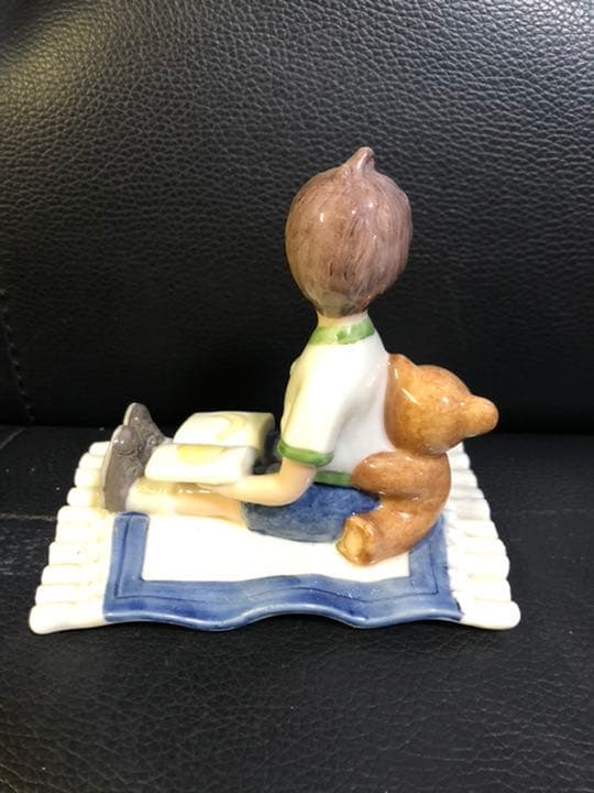 ロイヤルコペンハーゲン　2001 frederik 熊と少年の図　印