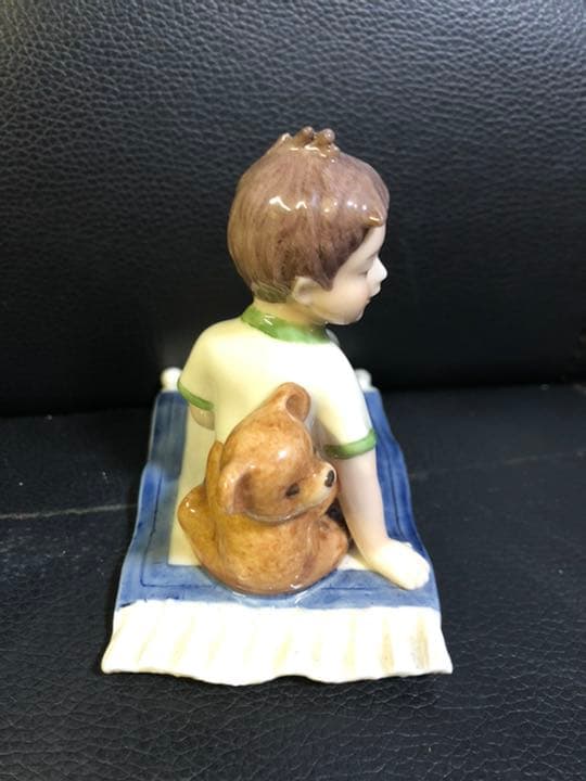 ロイヤルコペンハーゲン　2001 frederik 熊と少年の図　印