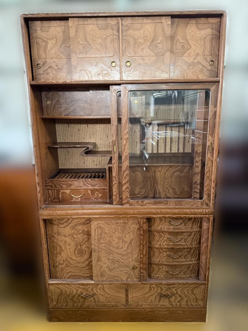 水屋箪笥 茶箪笥 昭和レトロ