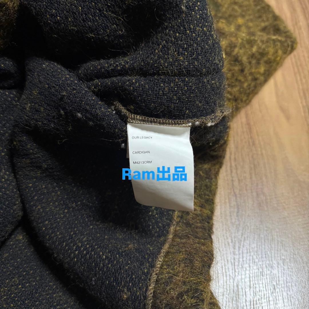 トップス OUR LEGACY CARDIGAN Olive Melange 44