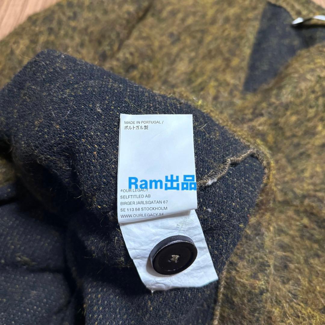トップス OUR LEGACY CARDIGAN Olive Melange 44
