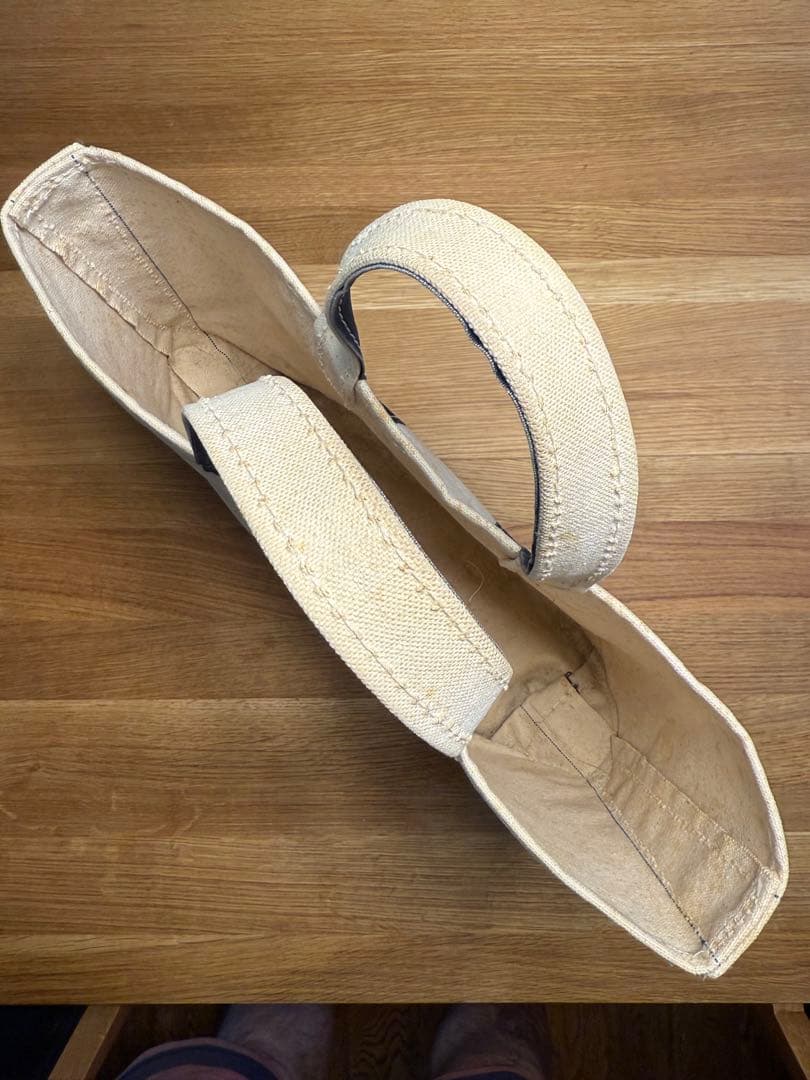 ①人気Navy！70-80sガイド１本ギザタグ エルエルビーントートバッグ