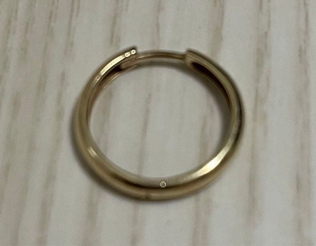 AVALANCHE 10K イエローゴールド フープピアス 15mm