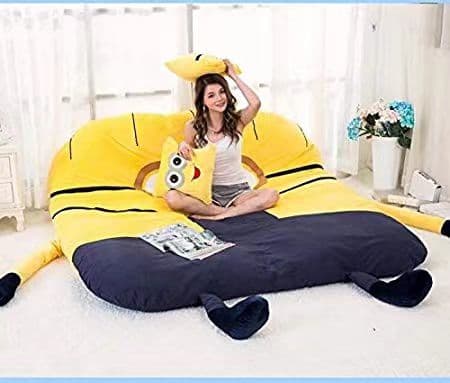 折りたたみベッド 寝袋 可愛い デザイン 四季通じ ミニオンふわふわ マットレス