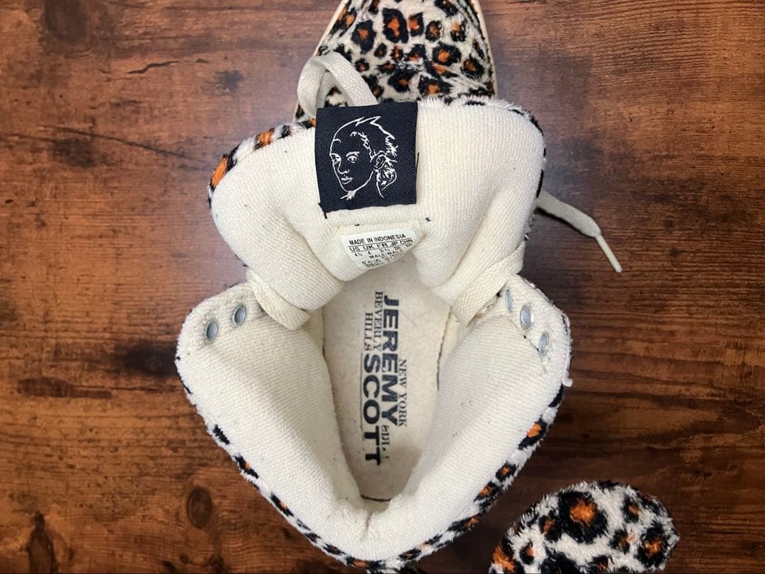 アディダス adidas ジェレミー・スコット ハイカット ヒョウ柄 アニマル