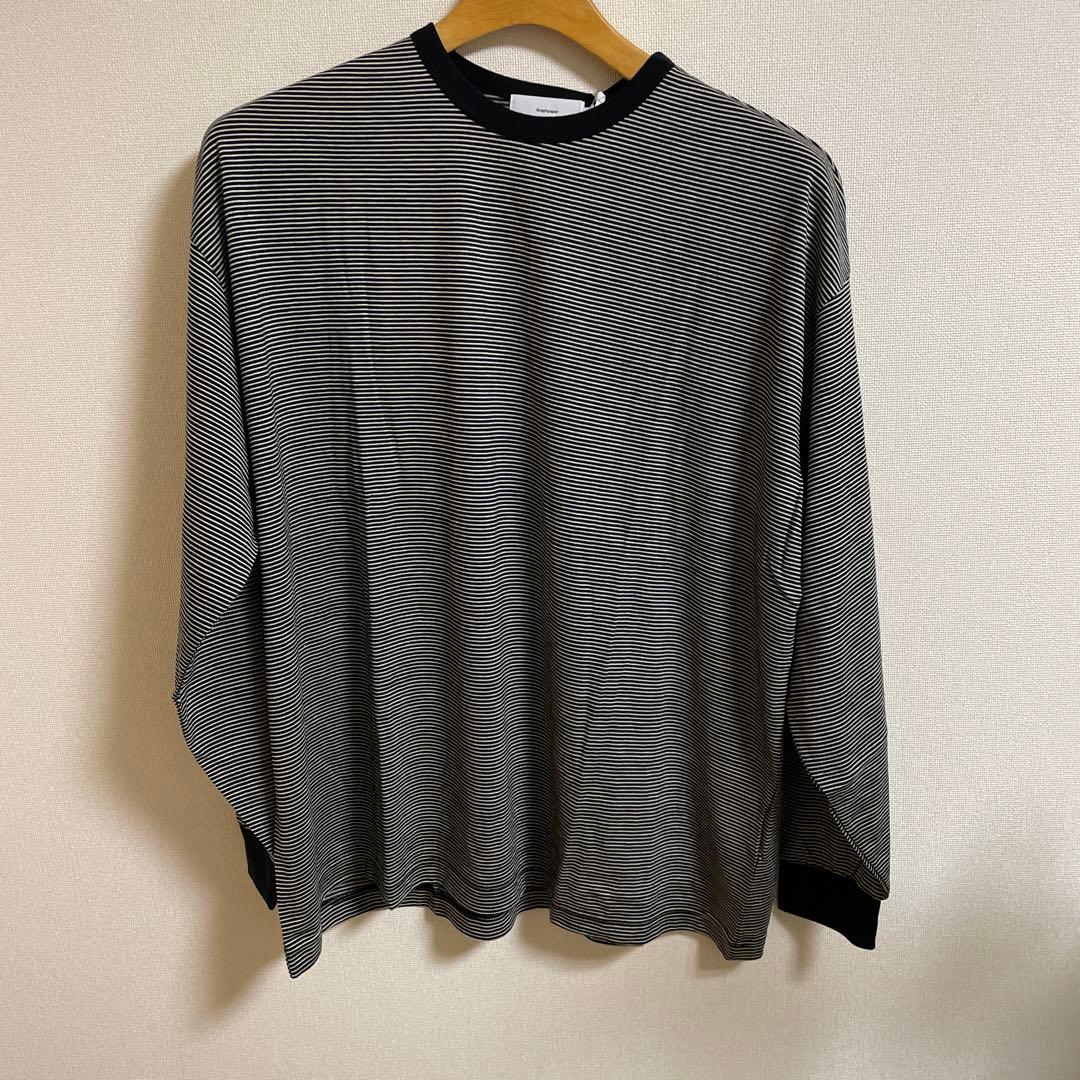 トップス graphpaper wool border l/s tee