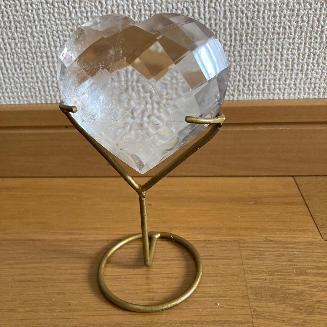 レムリアンシードクリスタル　ハート　ファセット☆