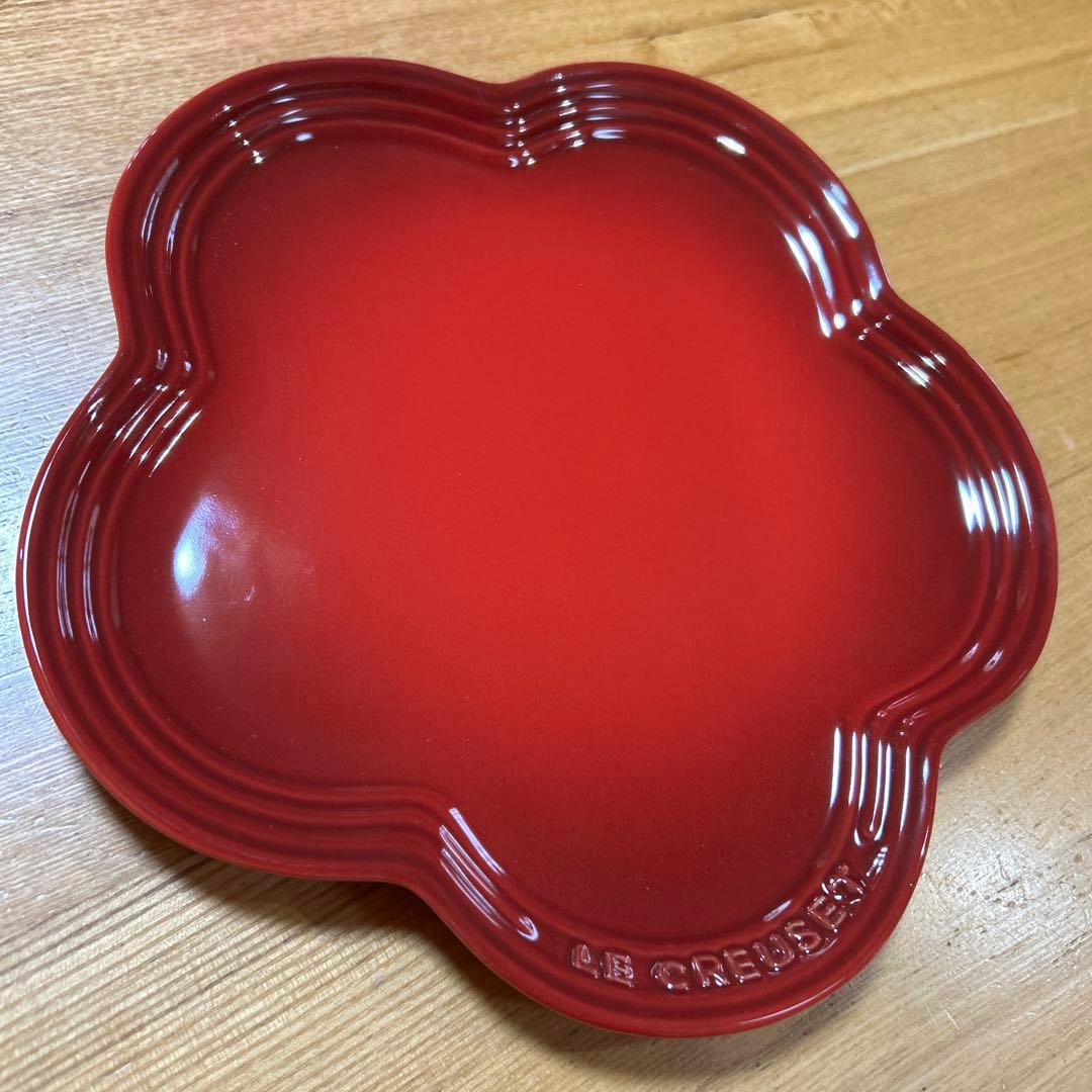 ル・クルーゼ　フラワープレート　Lサイズ 5枚セット