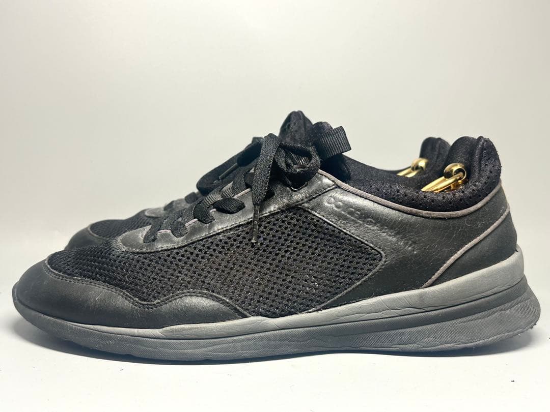 ドルガバ UK9 27.5cm程度 メンズ スニーカー レザー 黒 くつ 靴