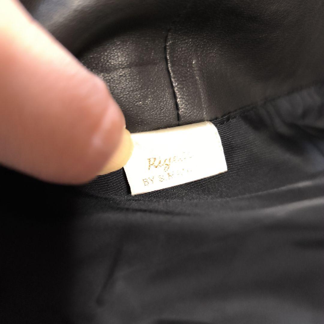 white bear レザーコート　レザー　ロングコート　本革　M