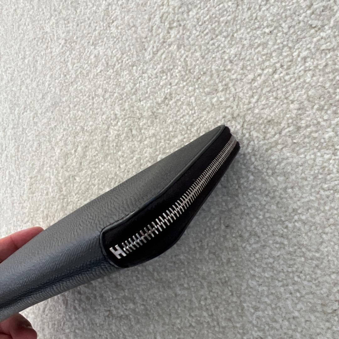 HERMES アザップ ロング クラシック オールレザー ラウンドファスナー