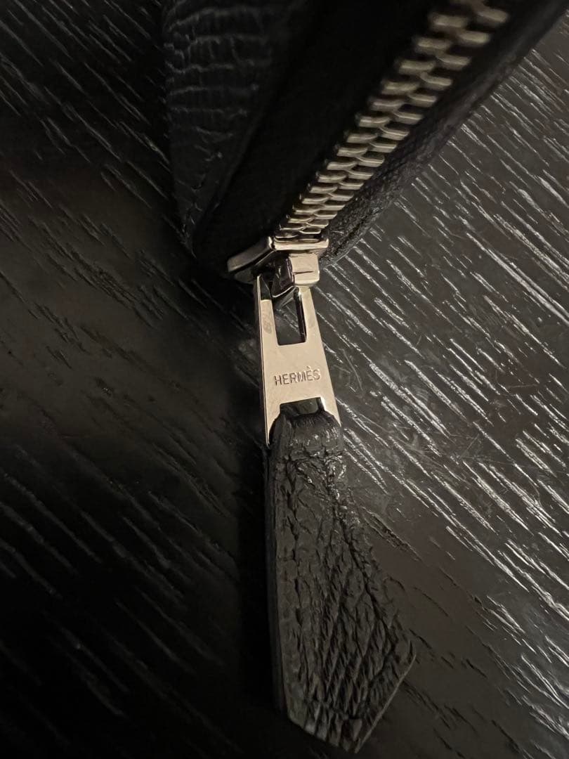 HERMES アザップ ロング クラシック オールレザー ラウンドファスナー